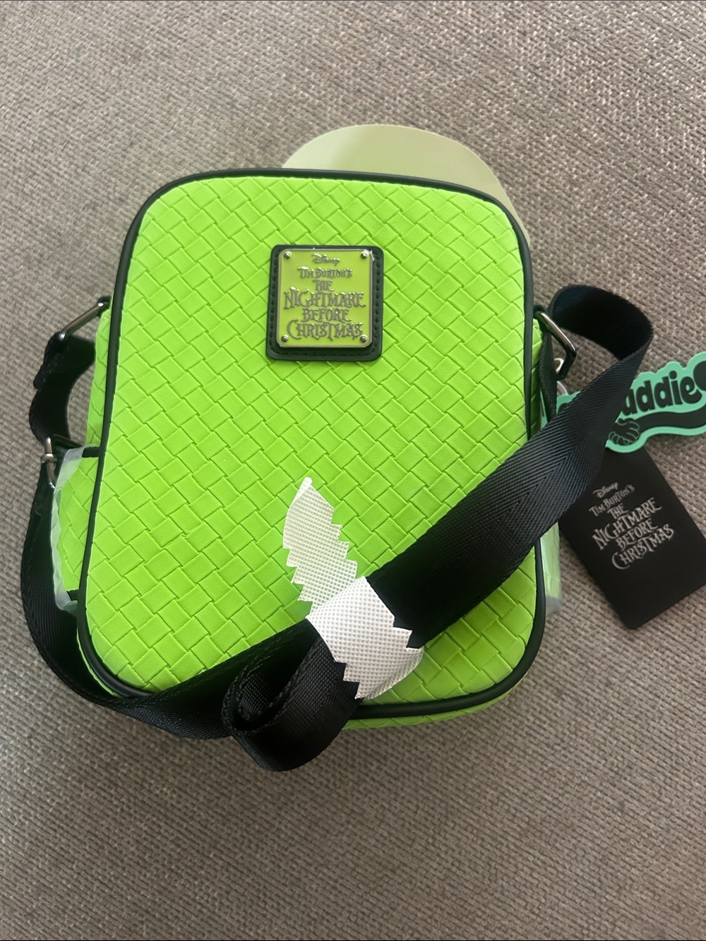 NBC Oogie Boogie Glow Crossbuddies Cosplay Crossbody Bag with Coin Bag - Picture 6 of 7
